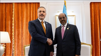 Dışişleri Bakanı Fidan, Doha'da Somali Cumhurbaşkanı Hasan Şeyh Mahmud tarafından kabul edildi