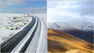 Kars'ta şehir merkezi, Ardahan'da ise yüksek kesimler karla kaplandı