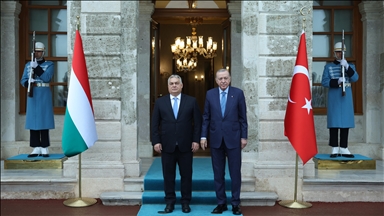 أردوغان يستقبل رئيس وزراء المجر في إسطنبول