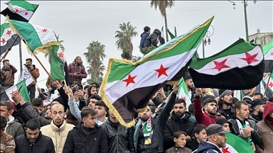 Syrian provinces stage military parades marking 1st anniversary of Assad’s fall