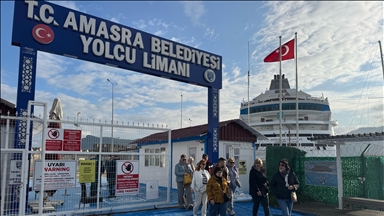 Круизный лайнер «Astoria Grande» пришвартовался в порту турецкой Амасры