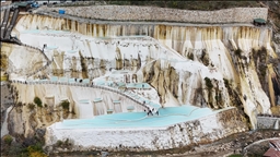 Göksu travertenlerini yaklaşık 350 bin kişi ziyaret etti