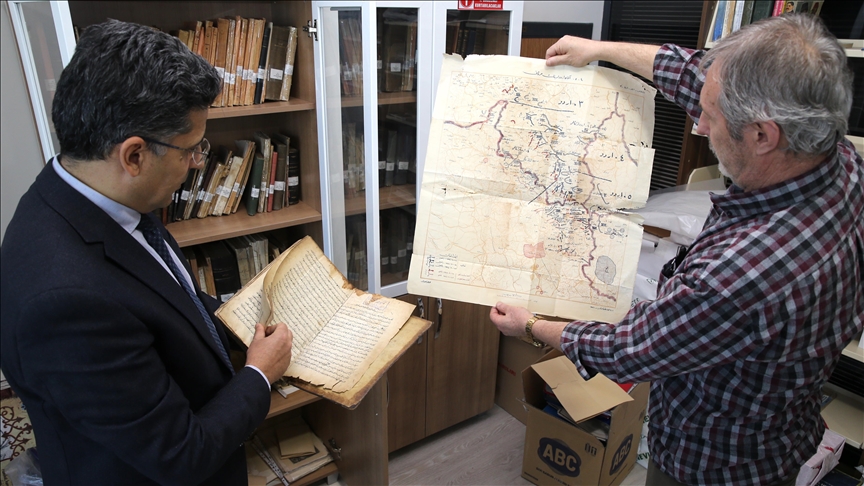 Erzurum'un restore edilip dijitale aktarılan tarihi belgeleri araştırmacılara açılıyor