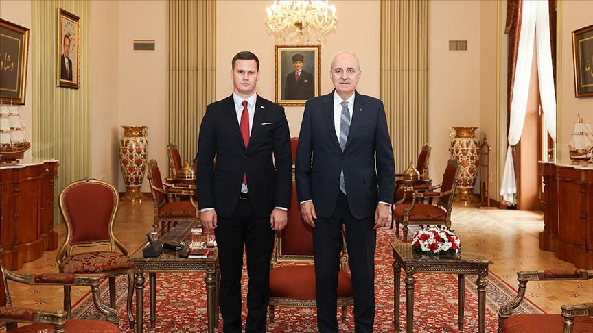 TBMM Başkanı Kurtulmuş, Bosna Hersek Tuzla Kantonu Başbakanı Halilagic'i kabul etti