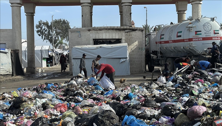 Khan Younis suočen s ekološkom i zdravstvenom krizom zbog nagomilanog otpada