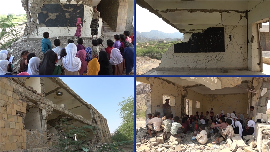 Yemen'de süren iç savaş eğitimi çökertti, öğrencilerin hayallerini "enkaz altında" bıraktı