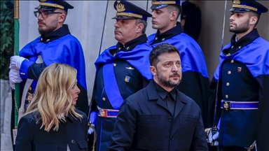Zelenskyy thanks Italy for ‘active role’ in peace efforts during talks with Meloni