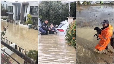 KKTC’de şiddetli yağışlar hayatı olumsuz etkiledi