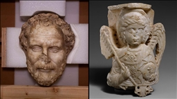 Boubon kökenli bronz imparator heykeli ve mermer Demosthenes başıyla toplam 28 eser Türkiye'ye dönüyor
