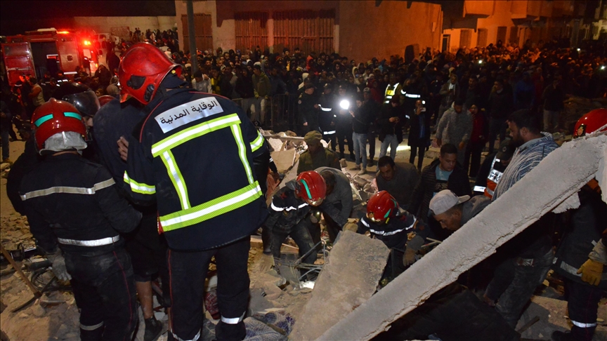 Fas'ta iki binanın çökmesi sonucu 22 kişi hayatını kaybetti