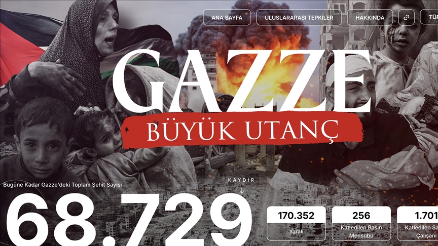 Gazze\'ye yönelik soykırımın kayıt altına alındığı dijital platform erişime açıldı