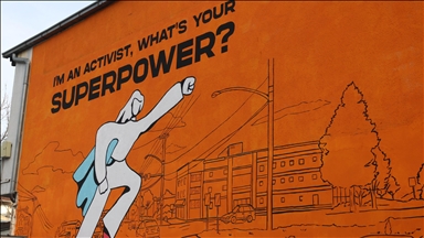 Prishtinë, mural simbolik për Ditën Ndërkombëtare të të Drejtave të Njeriut