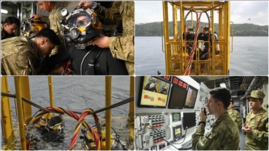 Denizaltıların 112'si "TCG Alemdar" arama-kurtarma faaliyetlerinde öncü rol oynuyor