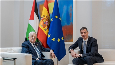 İspanya Başbakanı Sanchez ile Filistin Devlet Başkanı Abbas Madrid'de görüştü