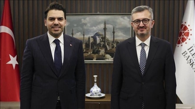 Cumhurbaşkanlığı İletişim Başkanı Duran, TİKA Başkanı Abdullah Eren ile görüştü