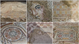 Hadrianopolis Antik Kenti'nde zemini mozaiklerle süslenmiş kabul salonu gün yüzüne çıkarıldı