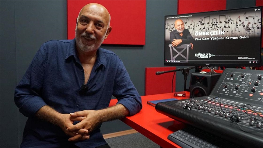Sanatçı Ömer Çelik, müzik serüvenini AA'ya anlattı