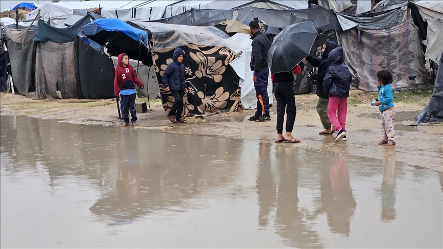 Inondations à Gaza : plus de 760 sites de déplacés exposés au niveau de risque le plus élevé (ONU)