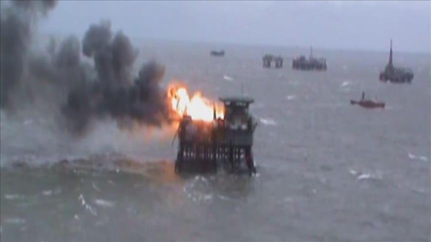 حمله اوکراین به یک سکوی نفتی روسیه در دریای خزر