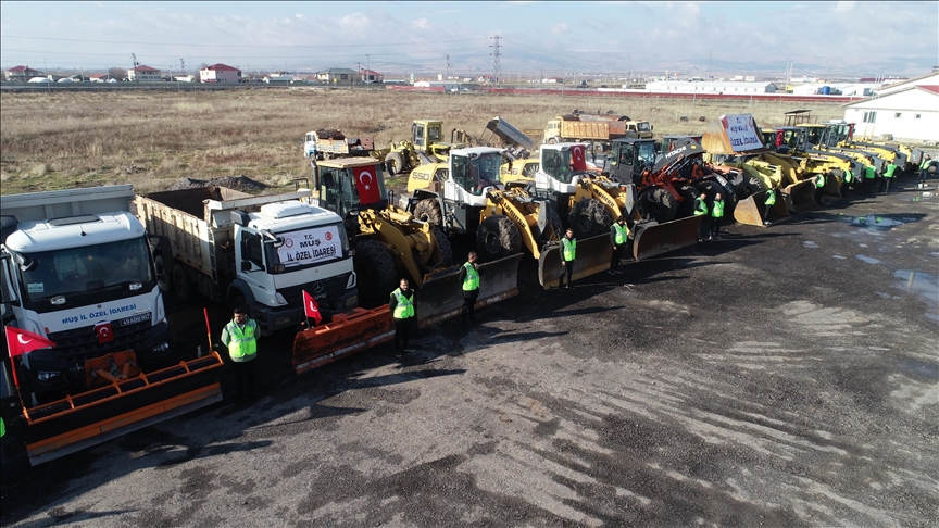 Li Mûşê ekîbên têkoşîna dijî berfê ji bo zivistanê amade ne