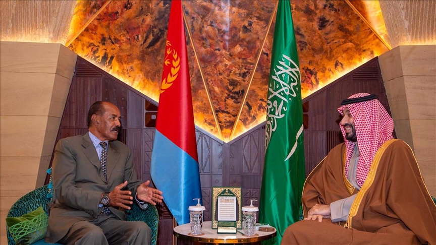 ولي العهد السعودي ورئيس إريتريا يبحثان تطوير التعاون الثنائي