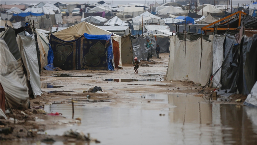 Gazze’yi etkisi altına alan “Byron” fırtınası İsrail'in soykırımından kurtulanların acılarını katladı