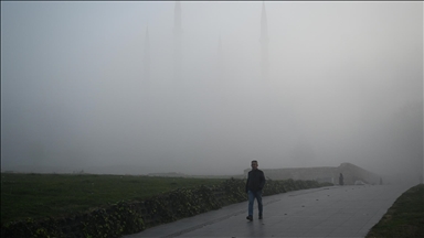 Edirne'de yoğun sis etkili oluyor