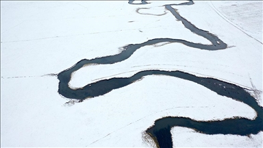 Kışın donmayan ve göz kamaştıran menderesler hayvancılığa katkı sağlıyor