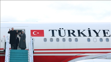 الرئيس أردوغان يتوجه إلى تركمانستان 