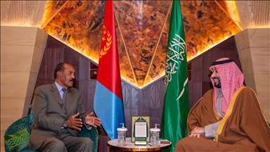 ولي العهد السعودي ورئيس إريتريا يبحثان تطوير التعاون الثنائي