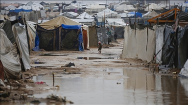 Gazze’yi etkisi altına alan “Byron” fırtınası İsrail'in soykırımından kurtulanların acılarını katladı