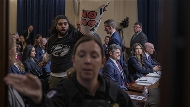 Protesters interrupt US Homeland Security chief’s opening statement at House hearing