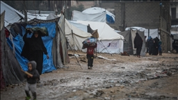 باران بارینی بەخوڕ لە غەززە بووە ھۆی ژێرئاوکەوتنی سەدان خێوەتی ئاوارە فەڵەستینییەکان