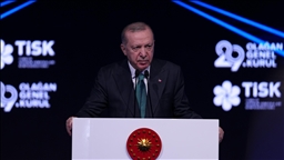 Cumhurbaşkanı Erdoğan: KOBİ'lere çalışan başına aylık 2 bin 500 liralık desteği 2026'da 3 bin 500 liraya yükseltiyoruz
