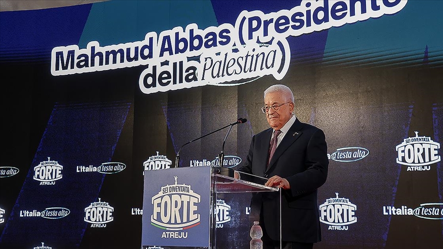 Filistin Devlet Başkanı Abbas'tan İtalya'ya "Filistin Devleti'ni tanıyın" çağrısı