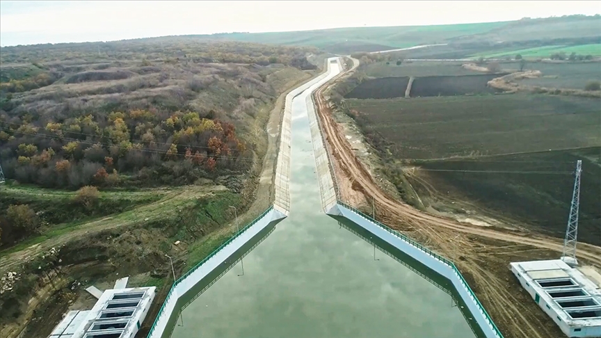 Meriç Nehri\'nden Çakmak Barajı\'na su aktarımı başladı