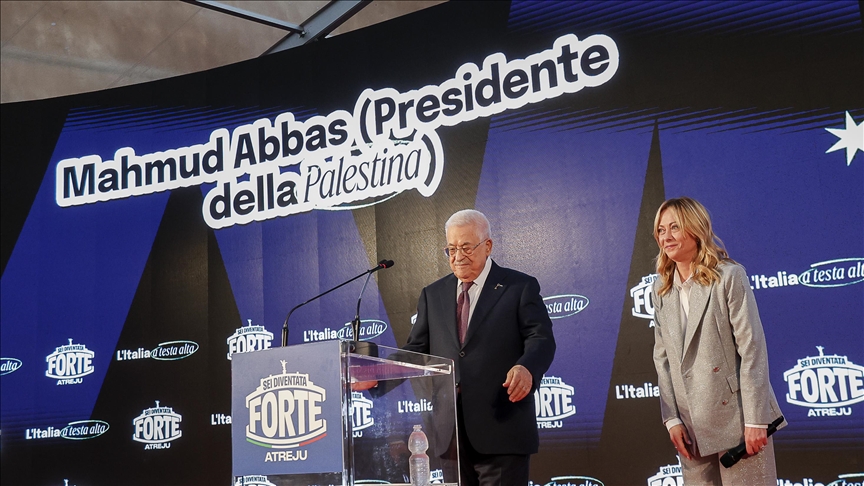 Abbas exhorte l'Italie à reconnaître l'État palestinien