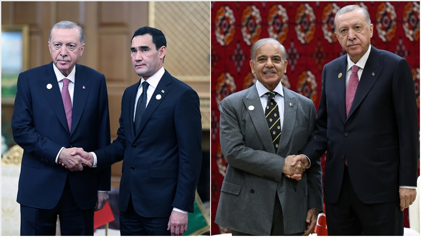 Cumhurbaşkanı Erdoğan, "Uluslararası Barış ve Güven Forumu" kapsamında görüşmeler gerçekleştirdi