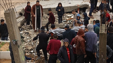 Gazze'de şiddetli yağış nedeniyle hasarlı yapılar çöktü, 3 Filistinli daha hayatını kaybetti