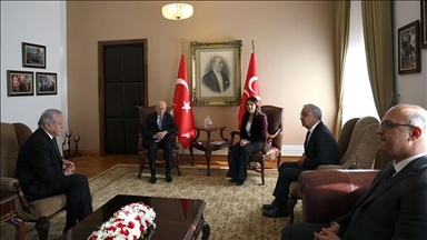 Serokê Giştî yê MHPyê Bahçelî heyeta DEM Partiyê qebûl kir