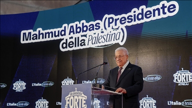 Abbas urges Italy to recognize Palestinian state