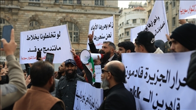 Sirijci protestovali u Damasku protiv prisustva PKK/YPG-a na sjeveroistoku zemlje