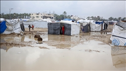 Storm Byron floods Gaza displacement sites, nearly 795,000 at risk: UN migration agency