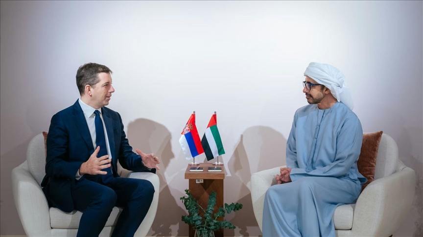Đurić sa Al Nahjanom o jačanju strateškog partnerstva Srbije i UAE-a