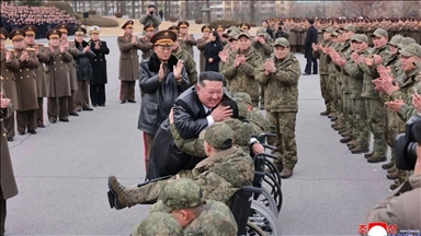 В Пхеньяне прошла церемония встречи военнослужащих, вернувшихся из РФ