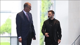 Канцлер Германии обсудит с Зеленским и лидерами ЕС ситуацию вокруг Украины 