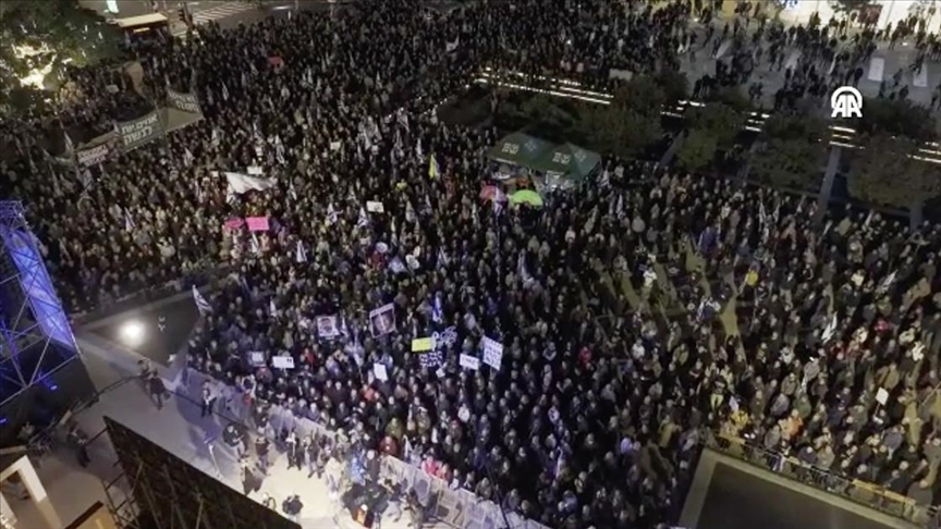 Во Тел Авив илјадници Израелци организираа протест против Нетанјаху