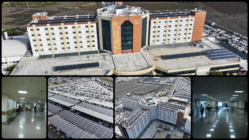 Yüreğir Devlet Hastanesi GES projesiyle enerji giderlerinde yaklaşık yüzde 25 tasarruf sağlıyor