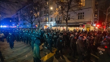 Протест против полицијата синоќа се одржа во Берлин