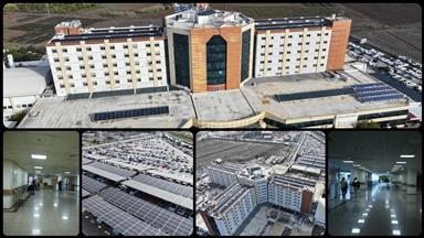 Yüreğir Devlet Hastanesi GES projesiyle enerji giderlerinde yaklaşık yüzde 25 tasarruf sağlıyor